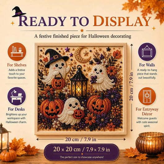 Spooky Pearl Art — Halloween DIY Craft Kit