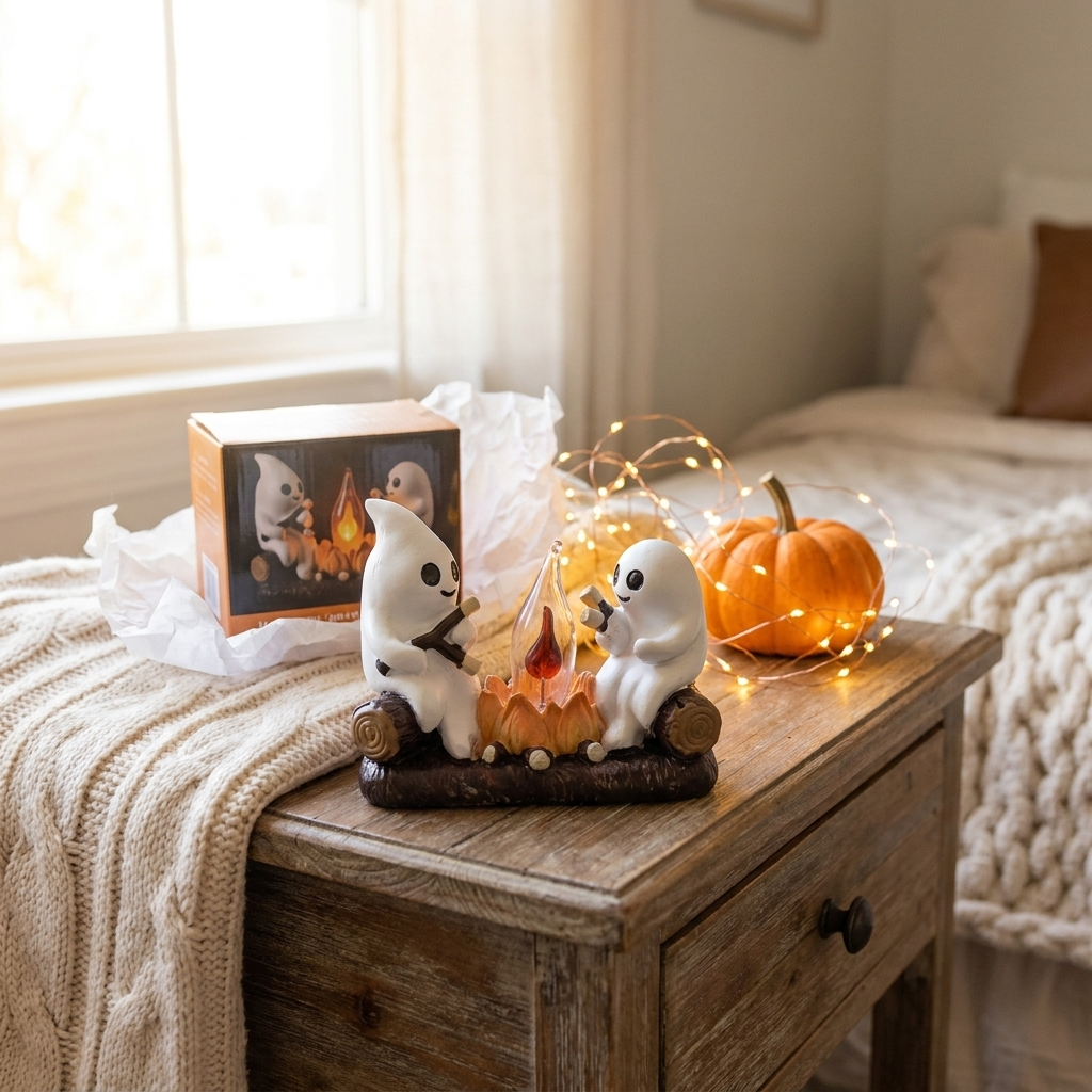 The Cozy Ghost Campfire Light
